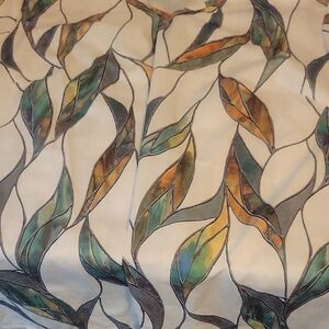 SHEIN Curve Soft Blue and White Fabric